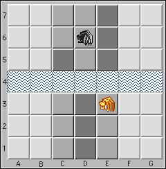 Mutually excluded squares