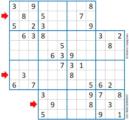 Sudoku Doppio 4 Settori Condivisi Sudoku Doppio 4 Settori Condivisi