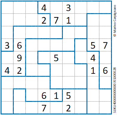 Sudoku Irregolare