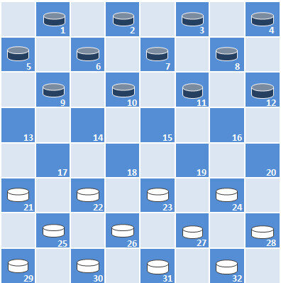Dama Pool Checkers