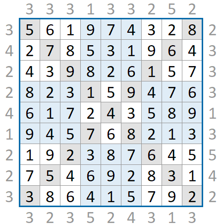 Sudoku City Diagonale