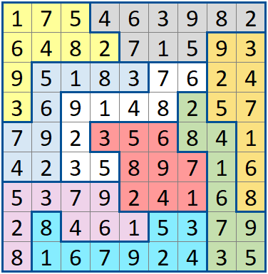 Sudoku Irregolare