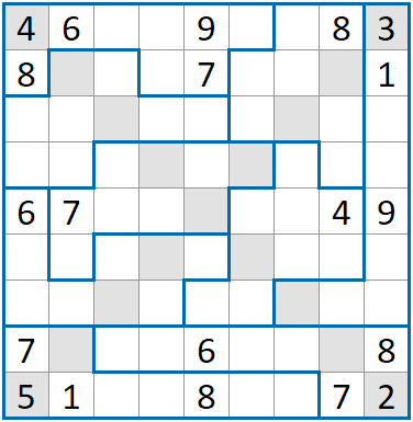 Sudoku Irregolare Diagonale