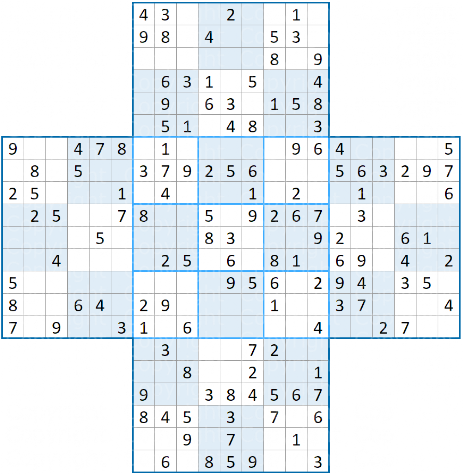 Sudoku a Croce