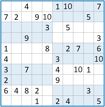 Sudoku 10x10