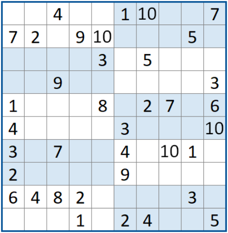 Sudoku 10x10