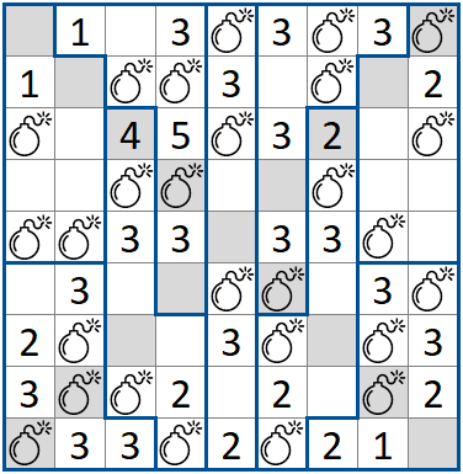 Sudoku Campo Minato Diagonale Irregolare