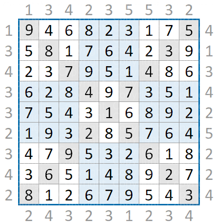 Sudoku City Diagonale