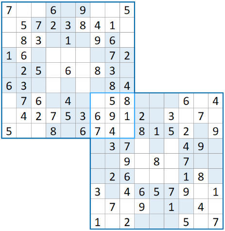 Sudoku Puzzle Doppio 