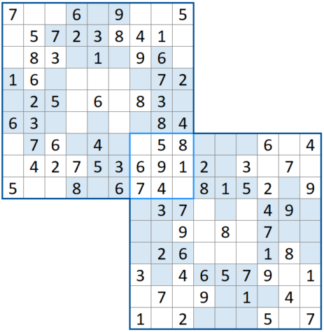 Sudoku Puzzle Doppio 