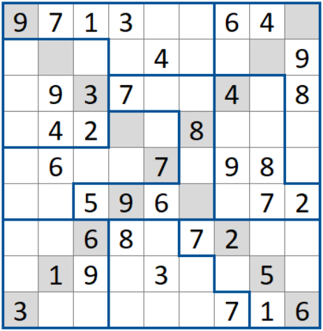 Sudoku Irregolare Diagonale