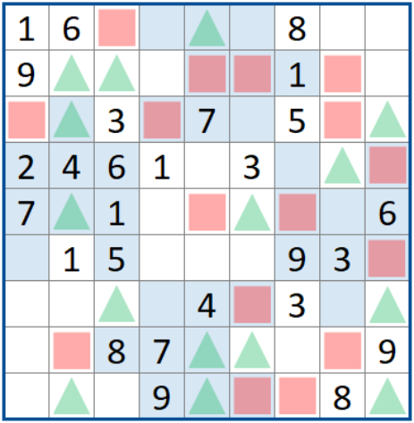Sudoku Pari e Dispari Irregolare